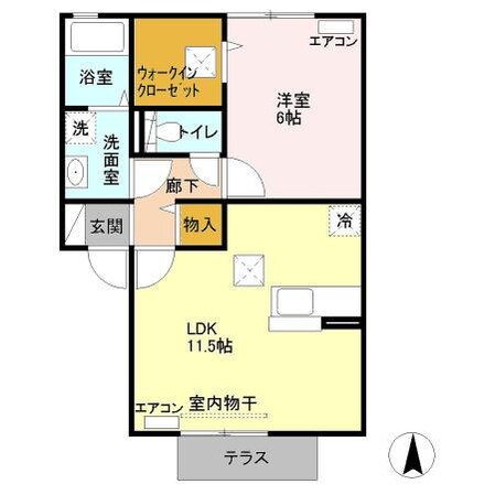 リュミエール（高崎市上並榎町）の物件間取画像